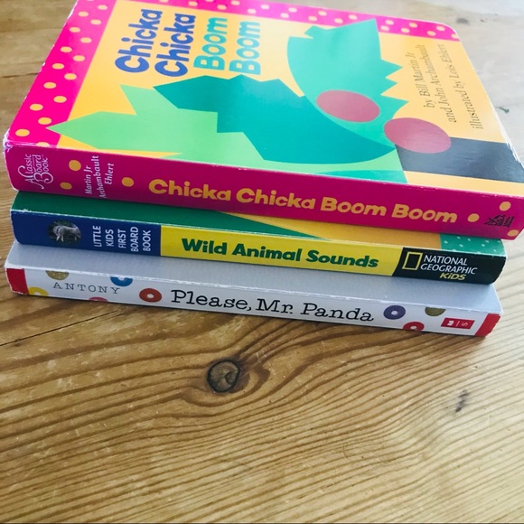 Board Books Lot 3 Panda Nat Geo Chicka Boom Alpha - Picture 4 of 14